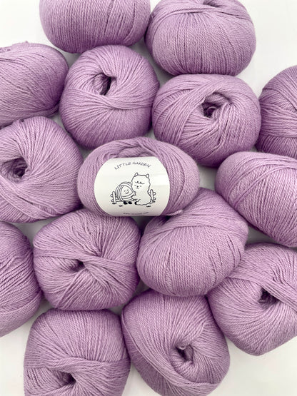 BABY ALPACA DK YARN LITTLE GARDEN- VIOLET PETAL