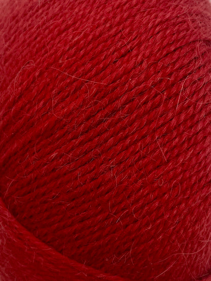 BABY ALPACA DK YARN LITTLE GARDEN- DEEP RED