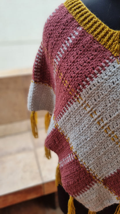 CROCHET PATTERN - PENELOVE PONCHO