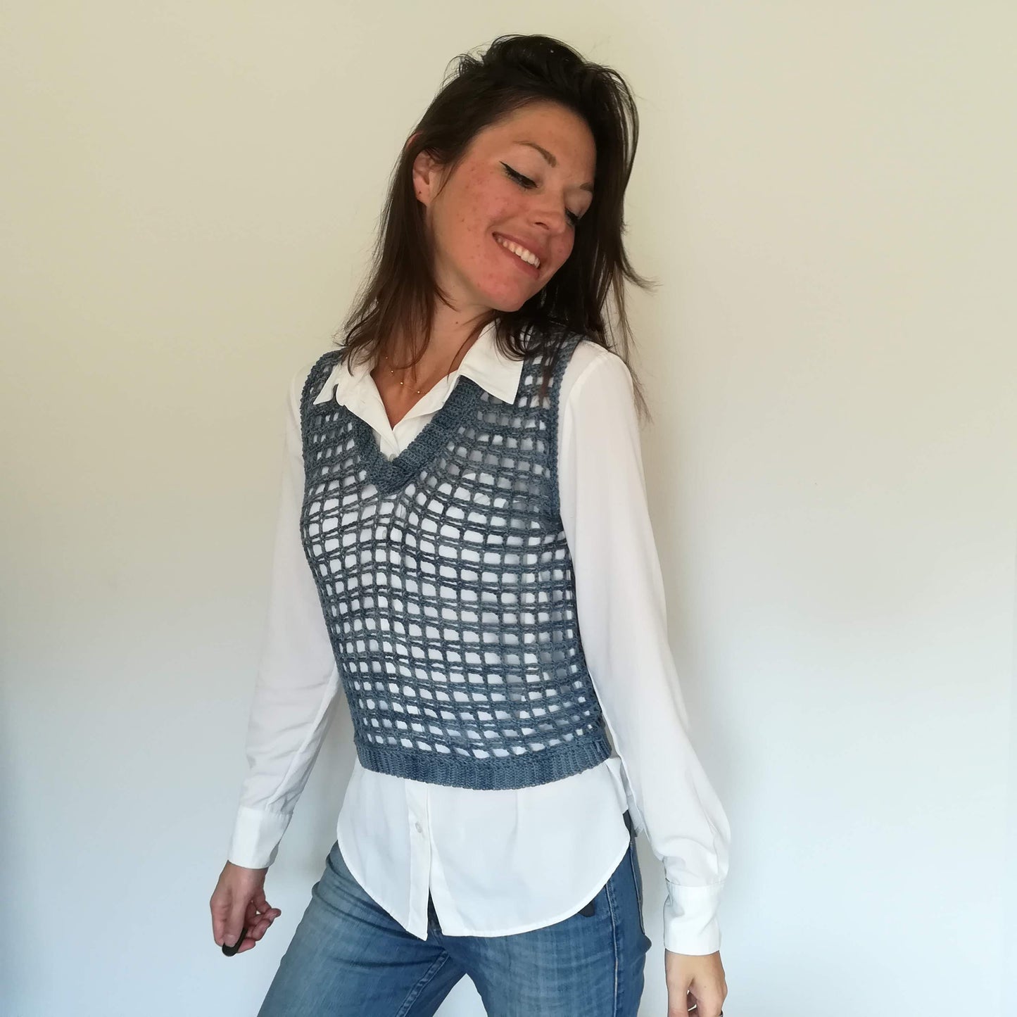 CROCHET PATTERN - MESHY G VEST