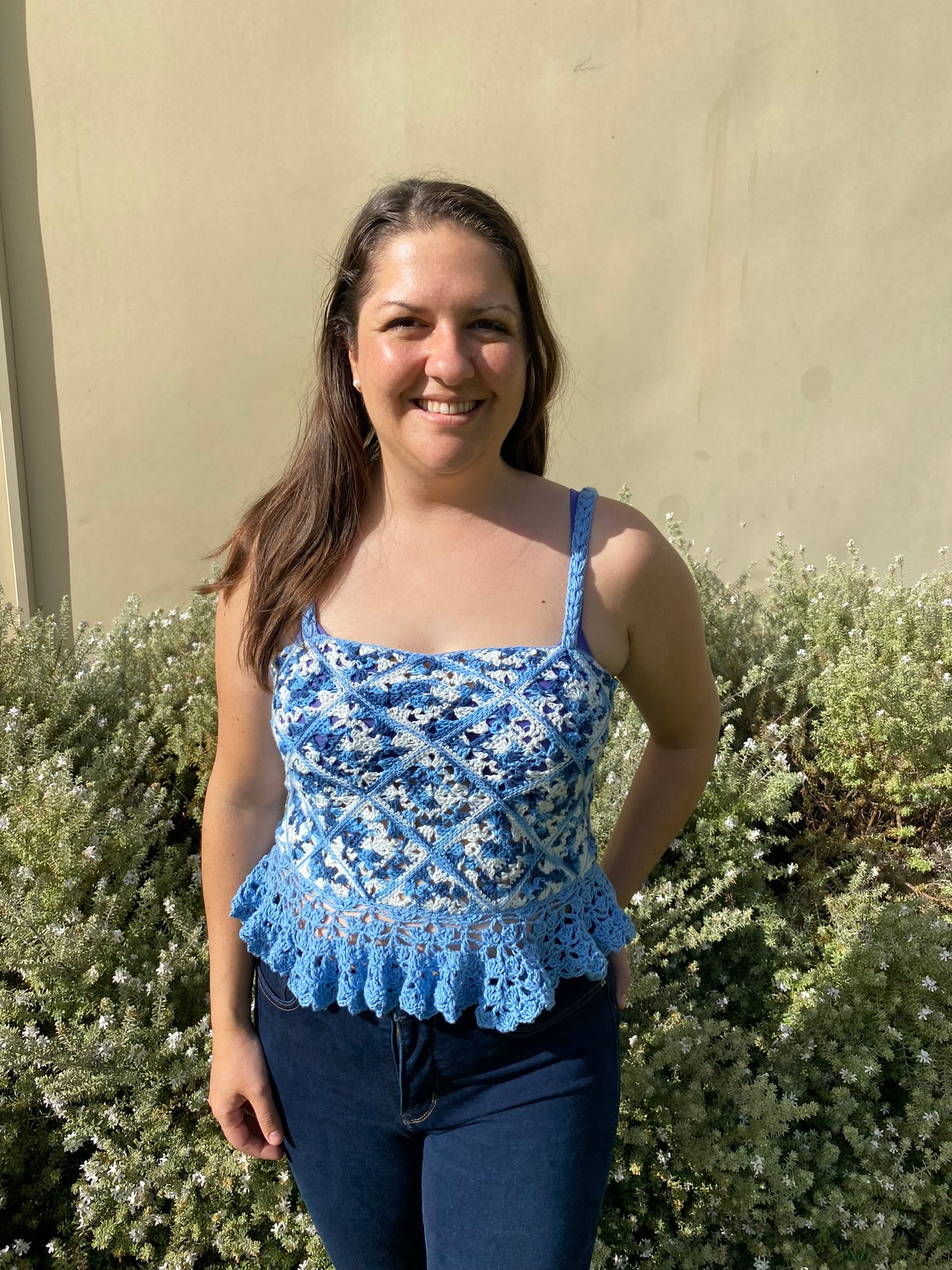 CROCHET PATTERN - GRANNY PEPLUM