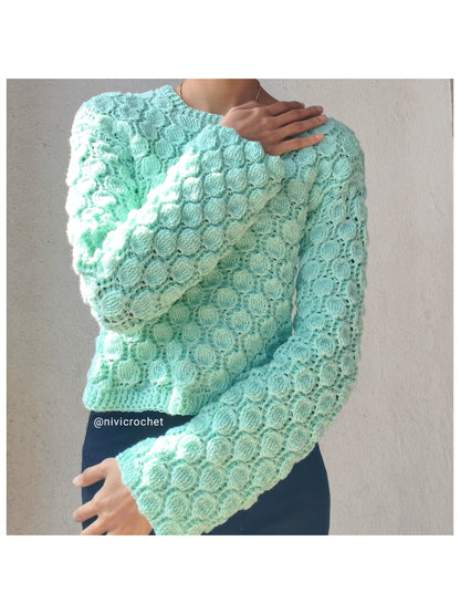 CROCHET PATTERN - BUBBLY JUMPER