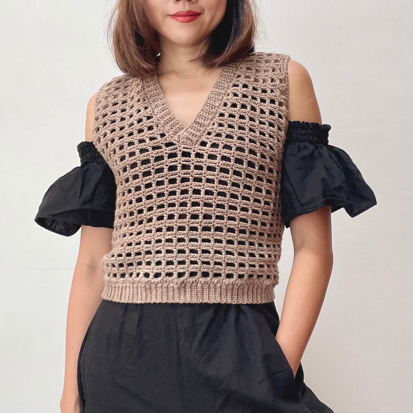 CROCHET PATTERN - MESHY G VEST