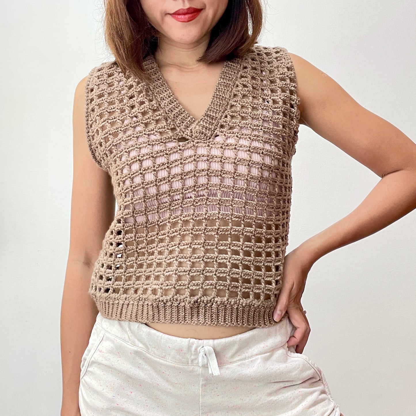CROCHET PATTERN - MESHY G VEST