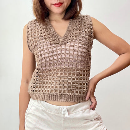 CROCHET PATTERN - MESHY G VEST
