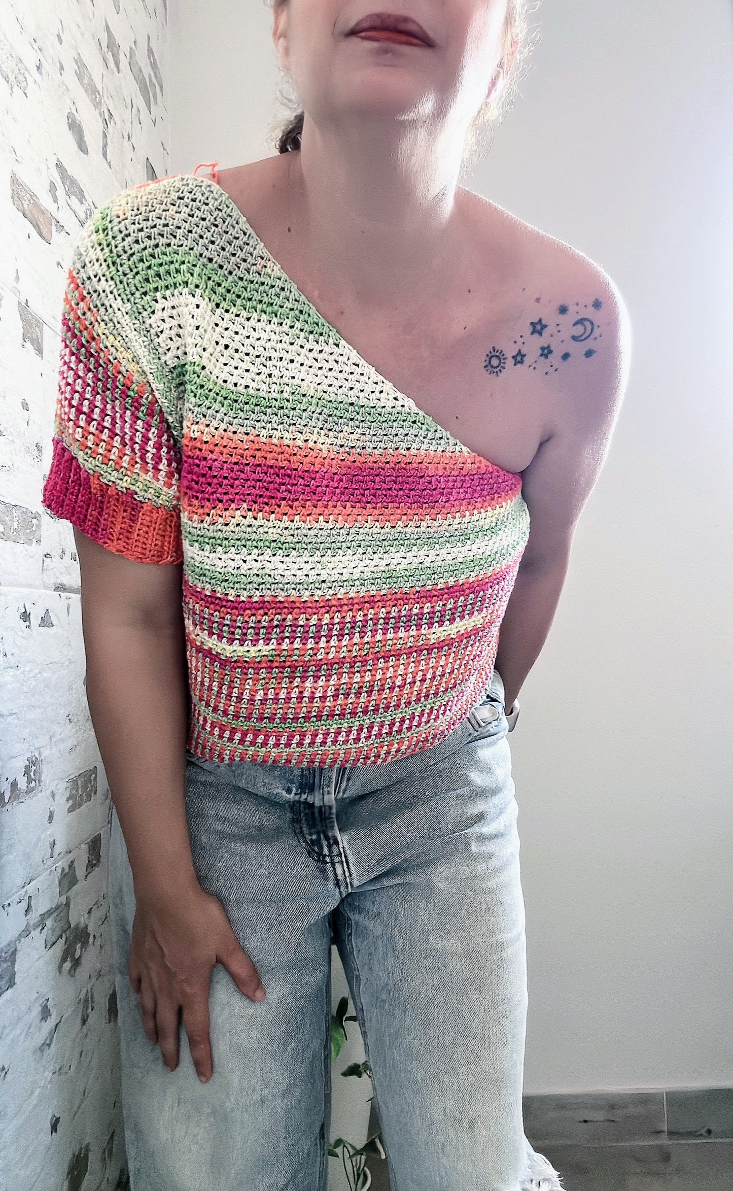 CROCHET PATTERN - SOUTHERN LIGHTS TOP