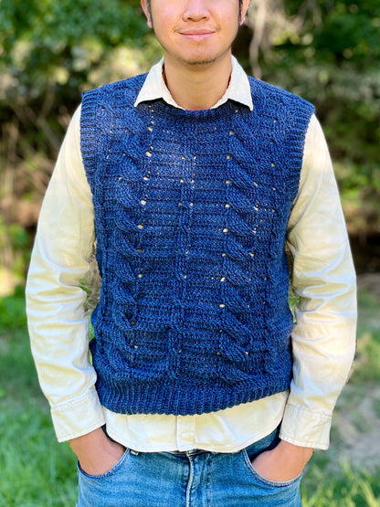 CROCHET BUNDLE - UNICABLE VEST X MERINO SPELL DREAM