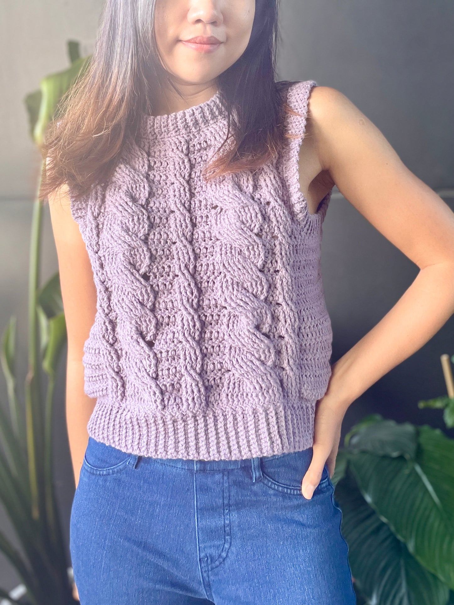 CROCHET BUNDLE - UNICABLE VEST X MERINO SPELL DREAM