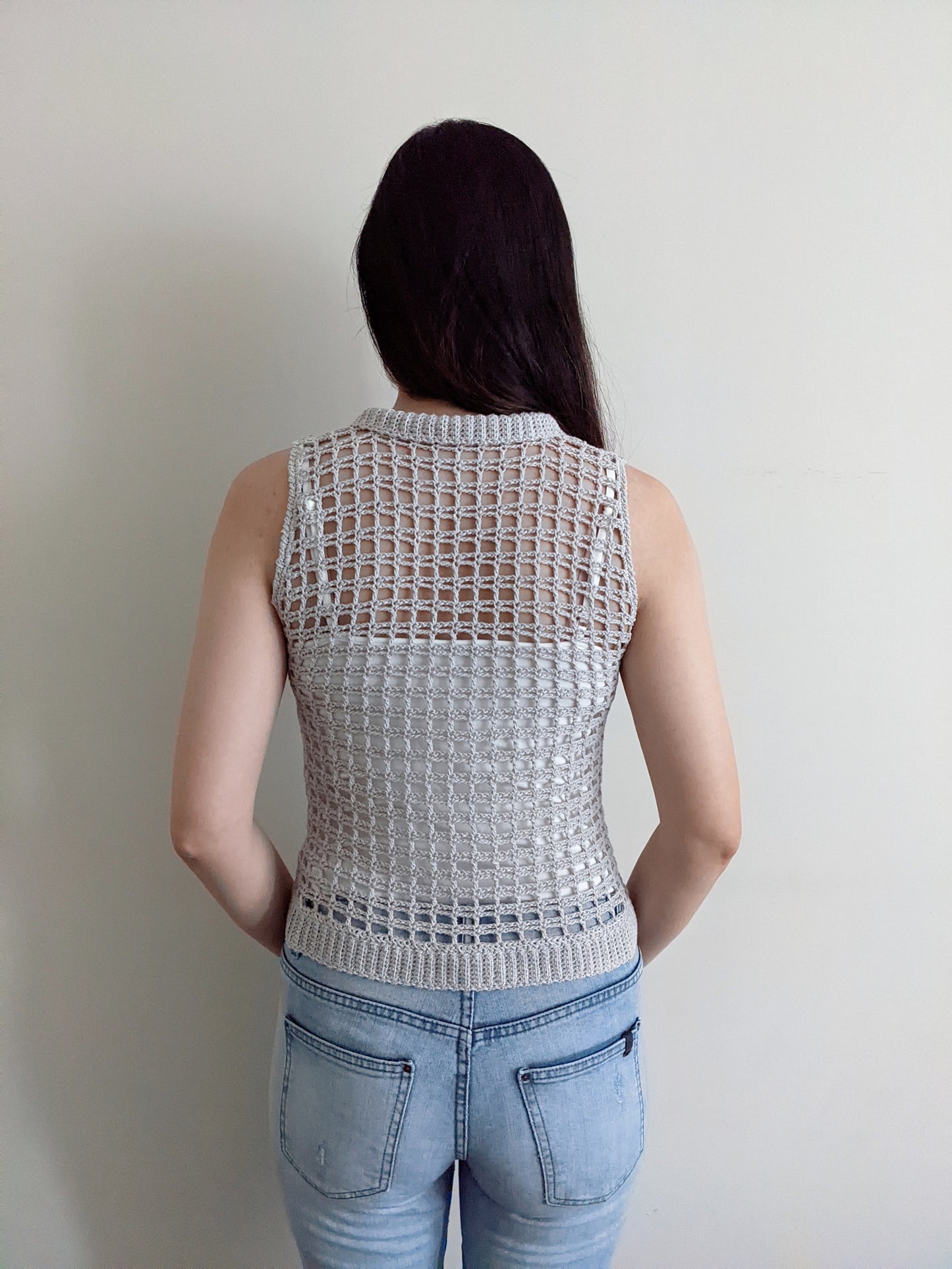 CROCHET PATTERN - MESHY G VEST