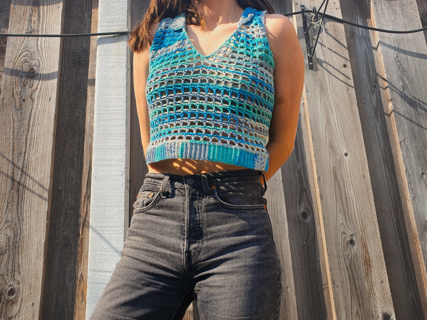 CROCHET PATTERN - MESHY G VEST