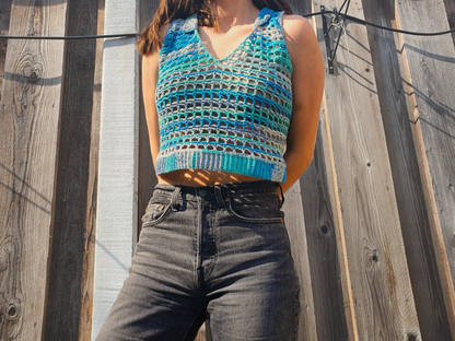 CROCHET PATTERN - MESHY G VEST