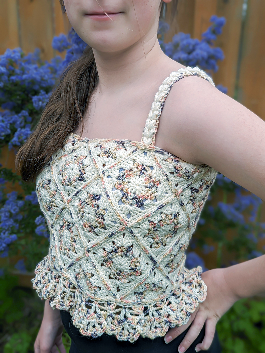 CROCHET PATTERN - GRANNY PEPLUM