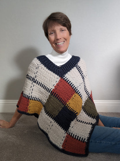 CROCHET PATTERN - PENELOVE PONCHO