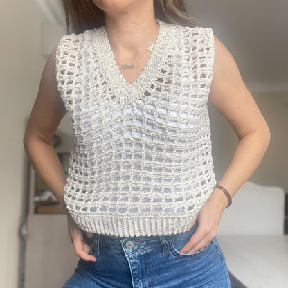 CROCHET PATTERN - MESHY G VEST