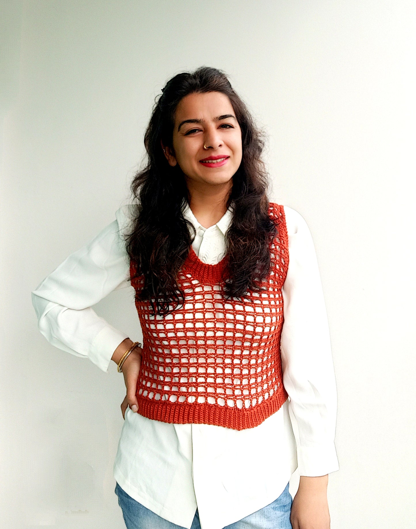 CROCHET PATTERN - MESHY G VEST