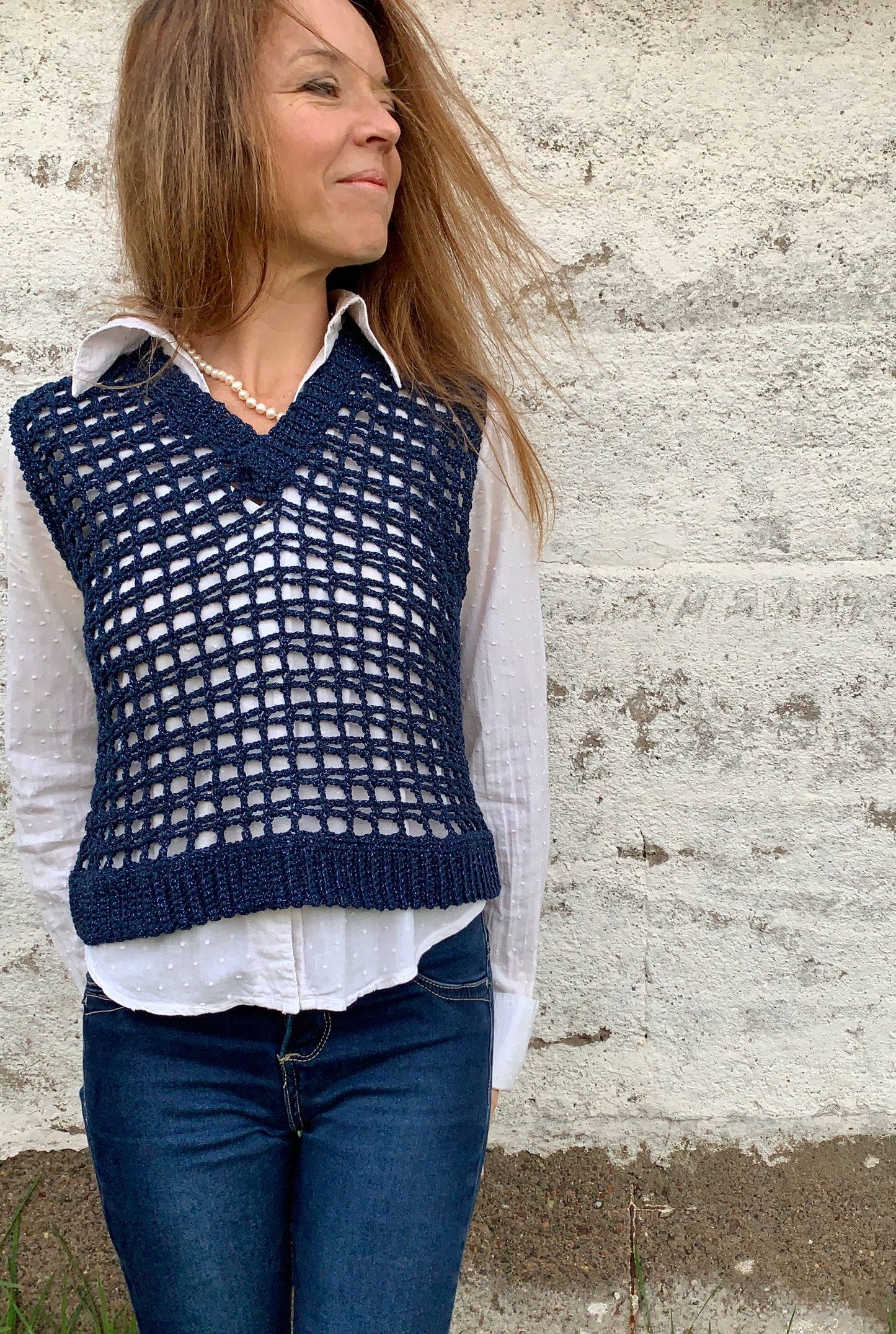 CROCHET PATTERN - MESHY G VEST