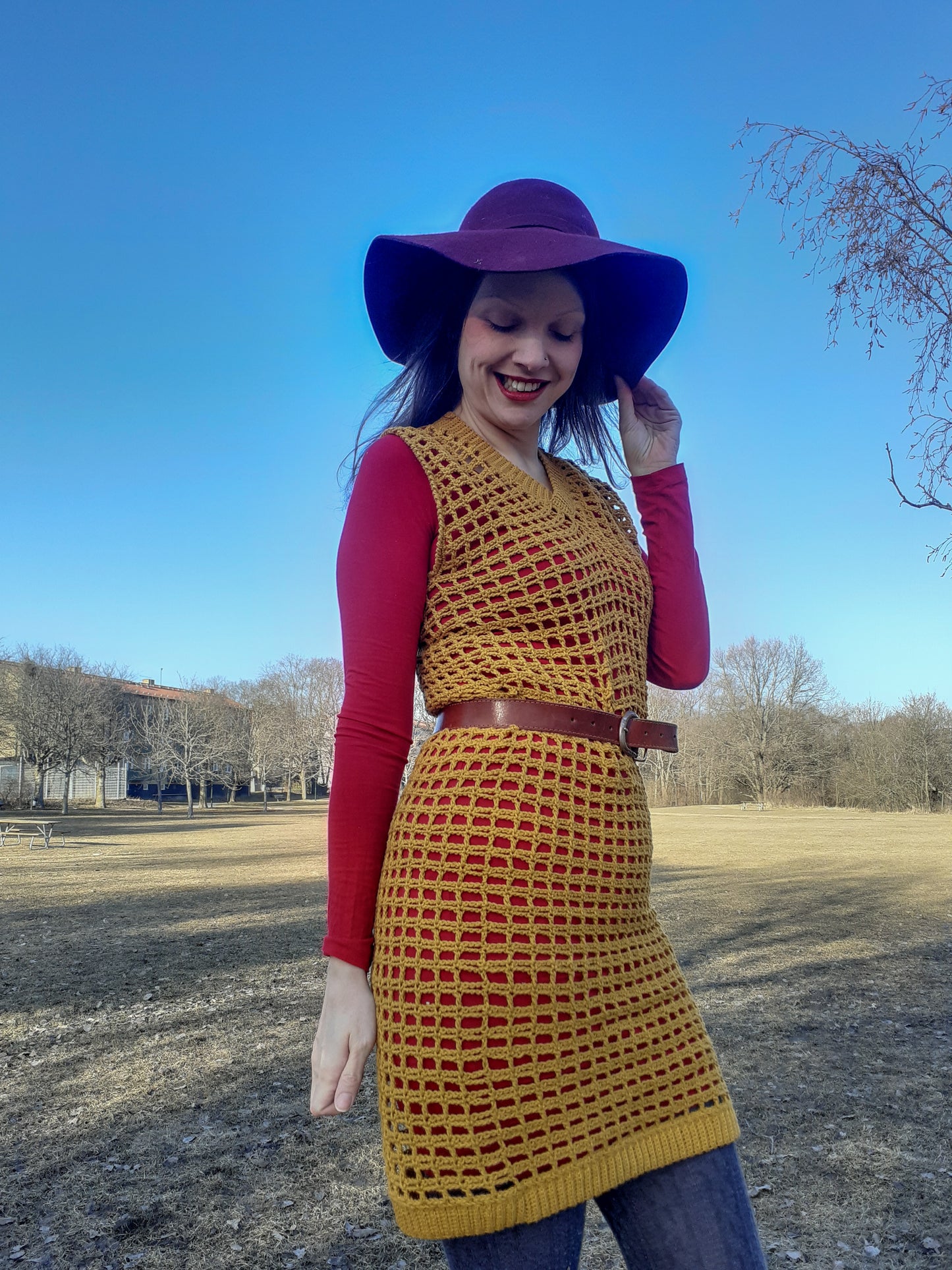 CROCHET PATTERN - MESHY G VEST