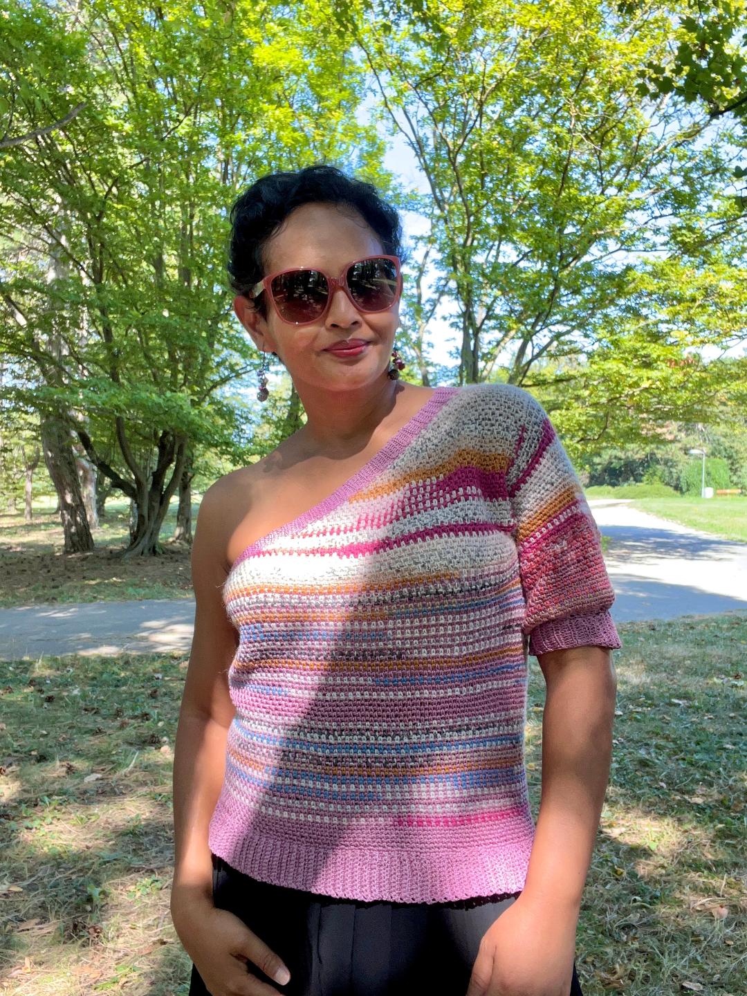 CROCHET PATTERN - SOUTHERN LIGHTS TOP