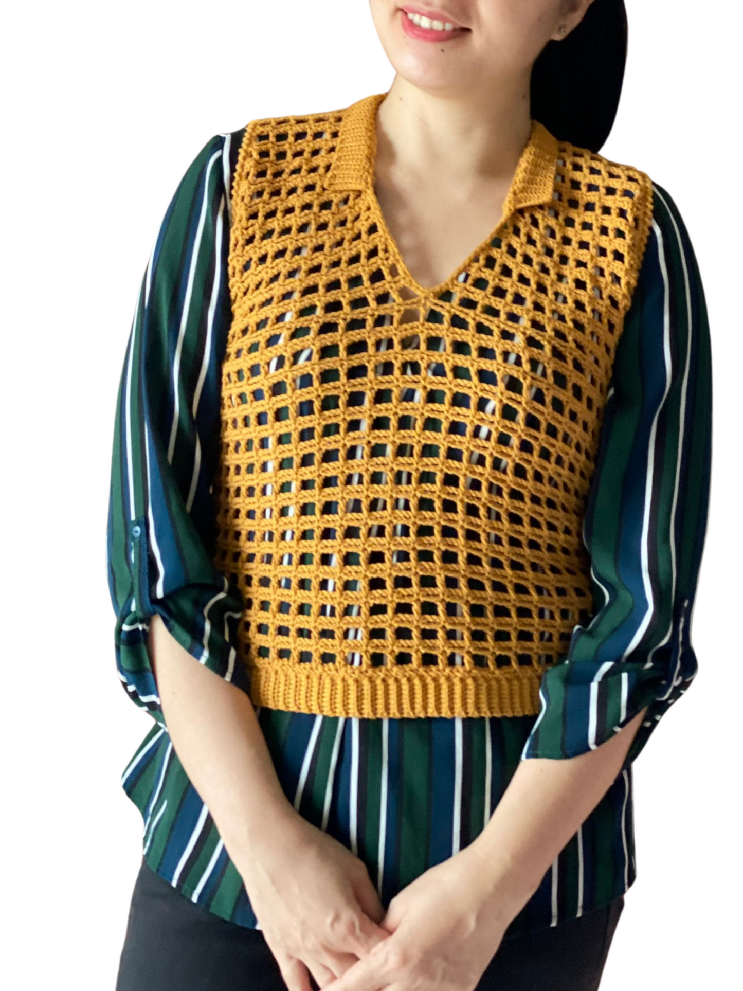 CROCHET PATTERN - MESHY G VEST